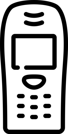Nokia 3210 Outline Svg Vector, Free Vectors File